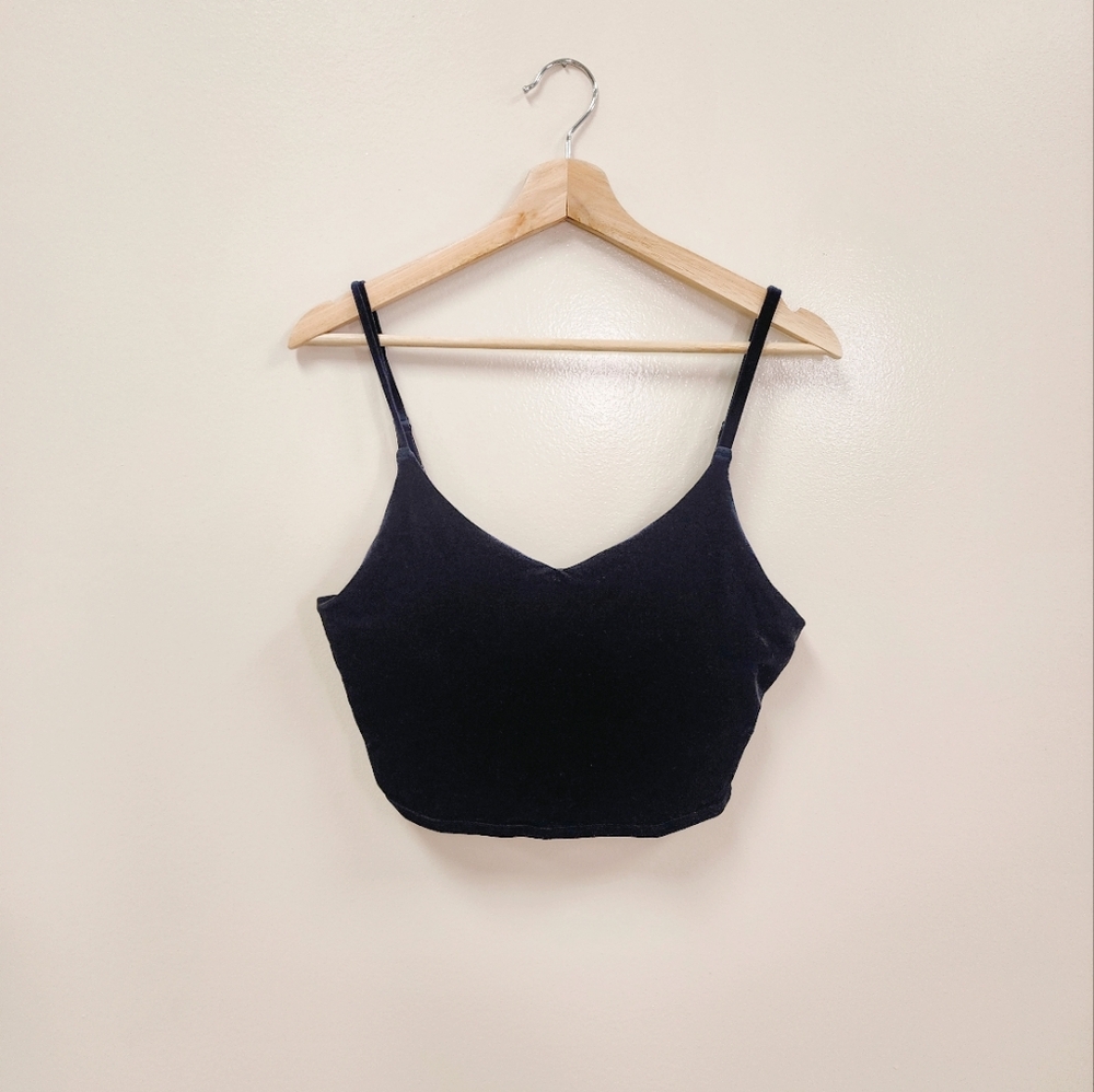Athleta Velour Cropped Tank